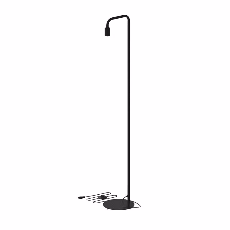 Calexa Circle Zwarte vloerlamp