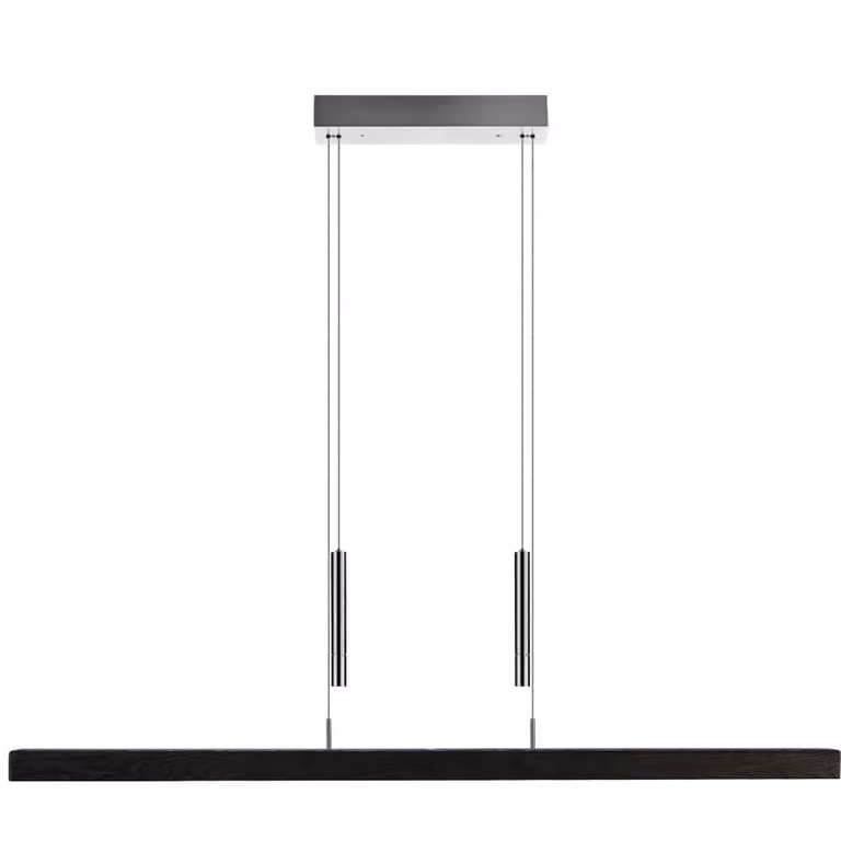 HerzBlut Leonora Hanglamp - Oak Coal - Hoogte: 121 cm