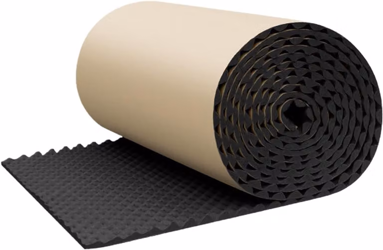 Geluiddempende Panelen Akoestische Kussens voor Auto Geluidsisolatie Zelfklevend Butylrubber Veelkleurig B/D/H: 200 x 50 cm