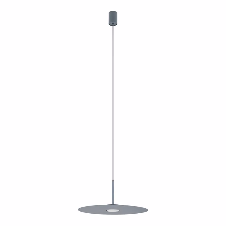 Lyora Hanglamp Simone blauw grijs rond van metaal Ø 40 cm