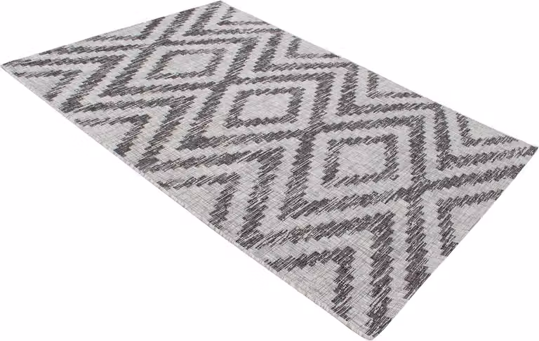 Dutch Lifestyle Vloerkleed Ethno 2 Grey 160 x 230 cm - Indoor/Outdoor