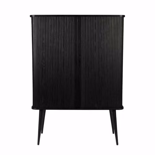 Zuiver Wandkast Barbier met Glazen Deuren
