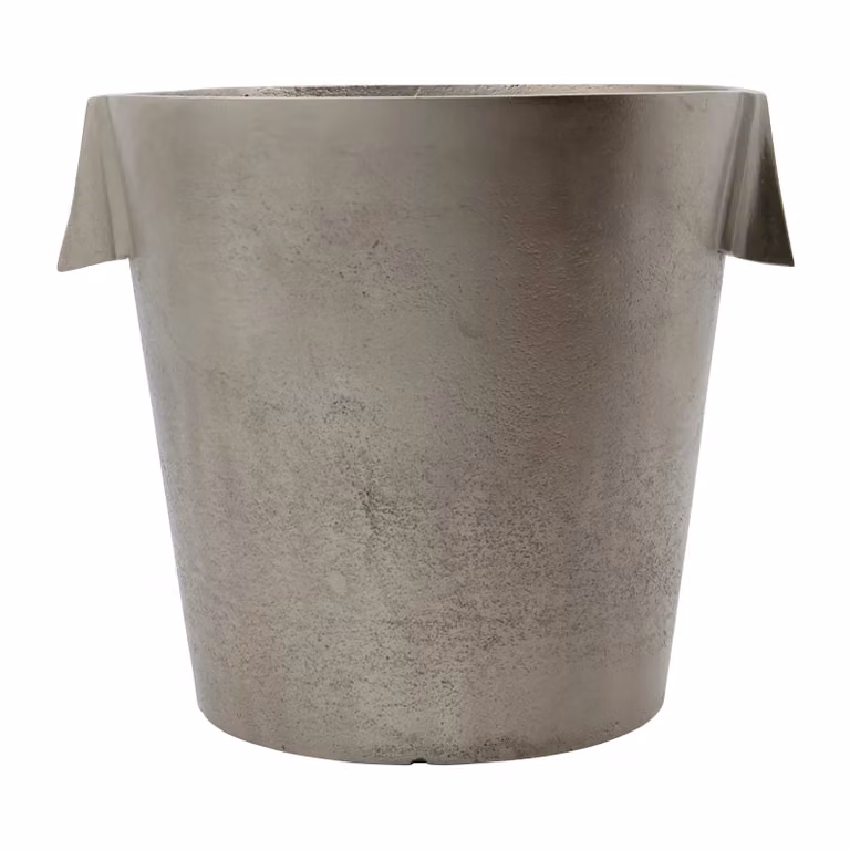 House Doctor Buck wijnkoeler in zilver met een diameter van 22 cm
