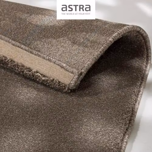Astra modern rechthoekig vloerkleed bruin plat geweven B: 80 cm, L: 150 cm
