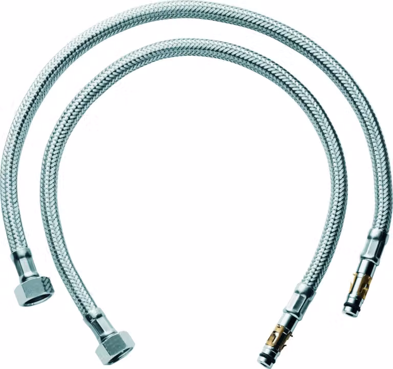Grohe aansluitslang set 3/8 inch, 484 mm, chroom - 45484000