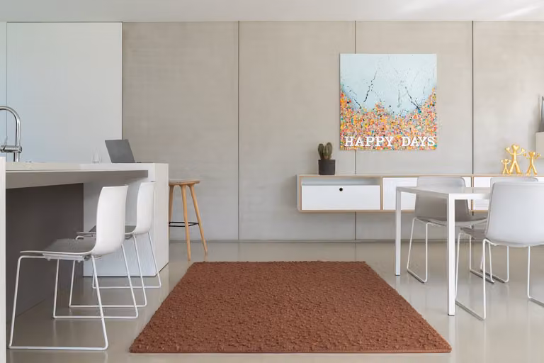 Acsento Santorini Itsy Bitsy Mocha Vloerkleed - Bruin - Wol - Rechthoekig - Modern - 240 x 340 cm