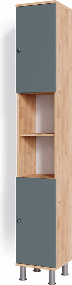 Vicco Fynn Badkamerkast Groen, Hoogte: 190 cm