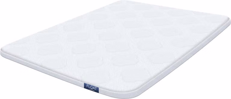 FLOAT CloudSpring Original 2-persoons luchtbed foam topper met elastiek, viscoelastic foam, 203 x 152 x 5 cm
