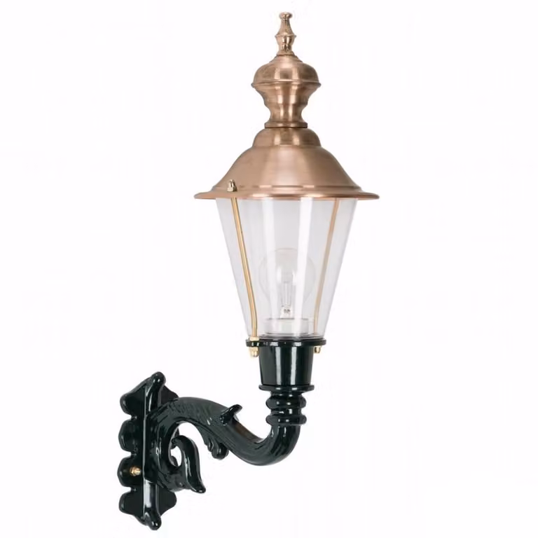 KS Verlichting Wandlamp Hoorn Nostalgie Groen