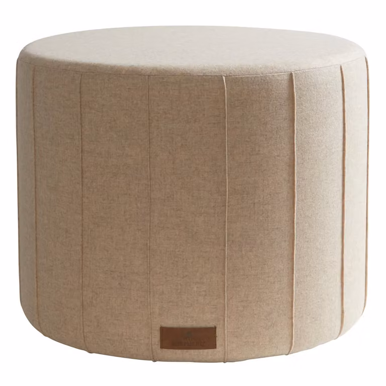 Shepherd of Sweden Shepherd poef Anja Creme beige 40 x 50 cm