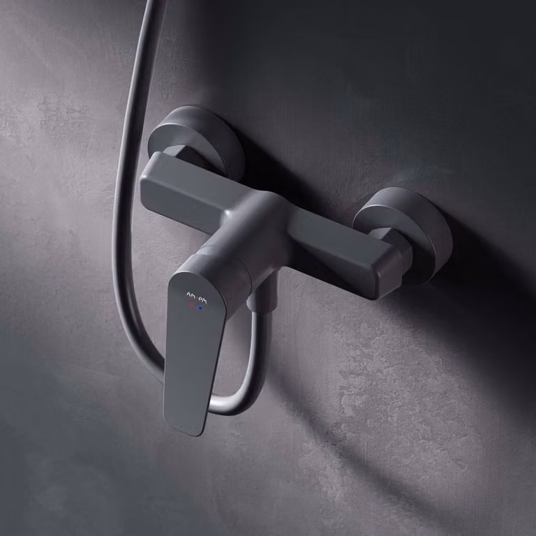 AM.PM Thermostatische douchekraan zwart