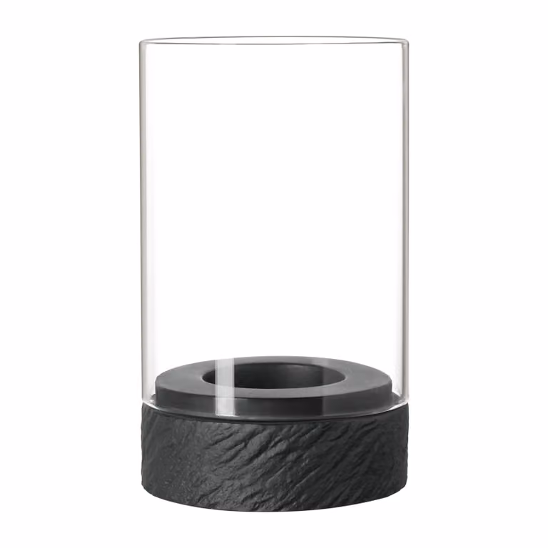 Villeroy & Boch Manufacture Rock Home Hurricane waxinelichtjeshouder S Zwart