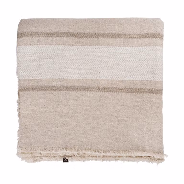 ERNST Tafellaken Naturel-wit-beige, 145 x 300 cm