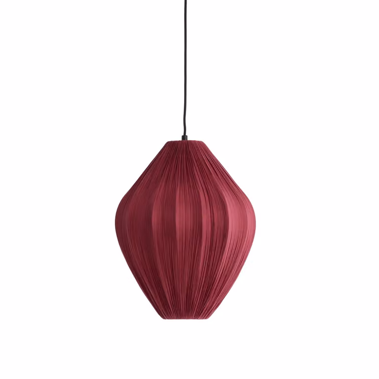 Light & Living Hanglamp Verita Rond - Rood - Ø 36 cm