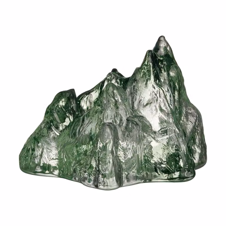 Kosta Boda The Rock waxinelichtjeshouder, circulair glas, 91 mm