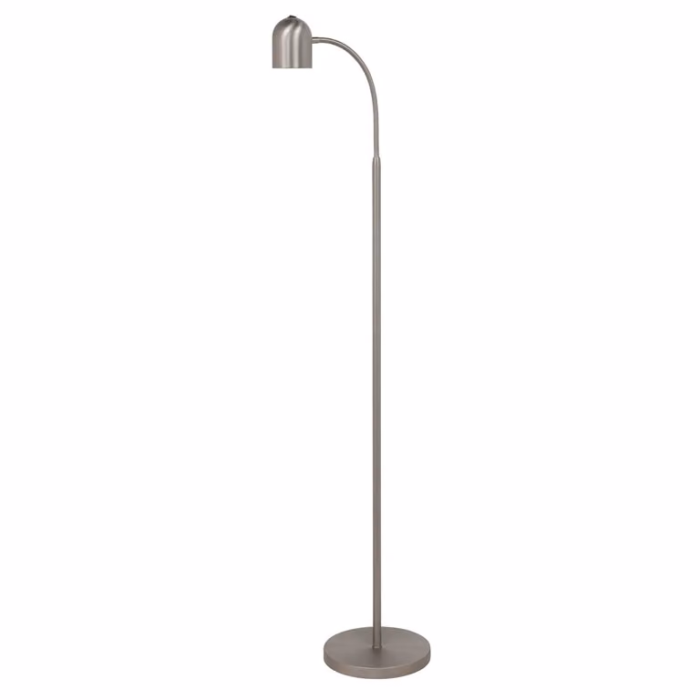 Klassieke vloerlamp Umbria Highlight zilver metalen booglamp