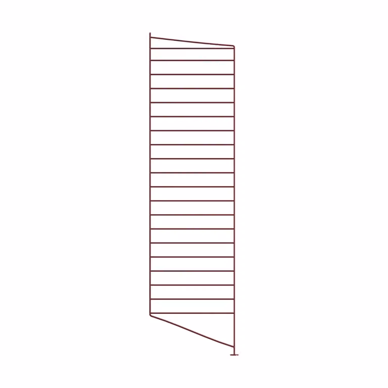 String vloerpaneel donkerrood, 115 x 30 cm, 1-pack