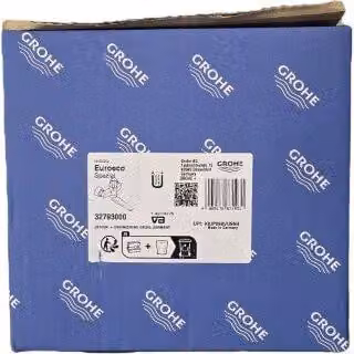 Grohe Euroeco Special veiligheidsmengkraan voor wastafel, wandmontage, chroom, uitloop 256mm, model 32793000