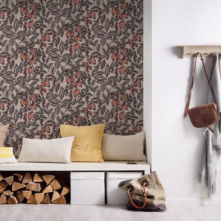 home24 Vliesbehang Bruin B/H: 53 x 1005 cm