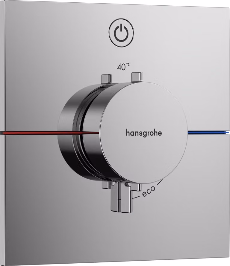 Hansgrohe Thermostat UP ShowerSelect Comfort E complete doucheset met safety stop, chroom