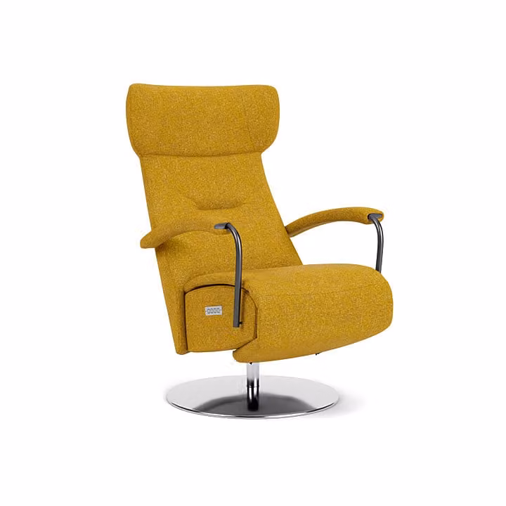 Prominent Relaxstoel C-102 - Groen/Geel - Stof