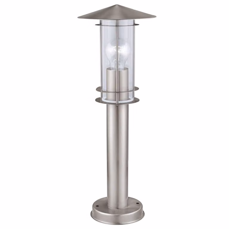 Eglo Lisio Staande Tuinlamp RVS Zilver