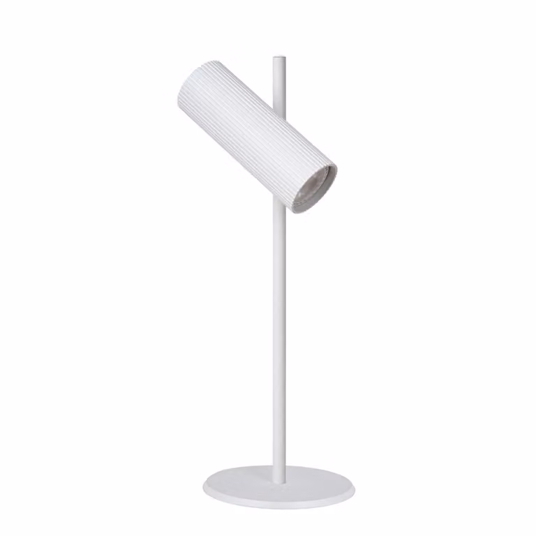 Lucide Clubs tafellamp wit modern metaal