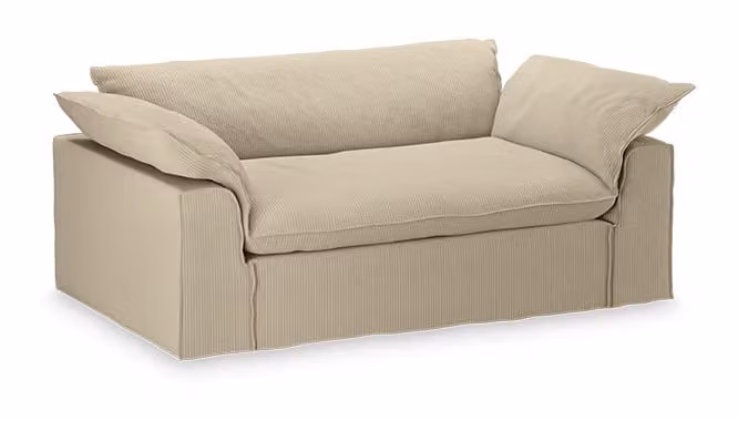 HKliving Bankhoes Nomad Corduroy Rib voor Bank, 204 cm