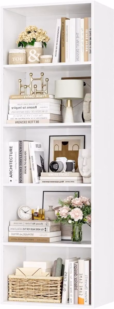 Boekenkast Kubusrek met Achterwand en Verstelbare Planken voor Woonkamer, Kantoor of Slaapkamer