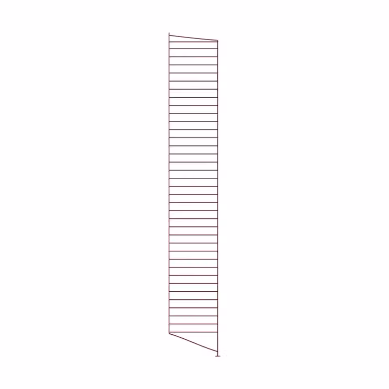 String vloerpaneel donkerrood, 200 x 30 cm, 1-pack