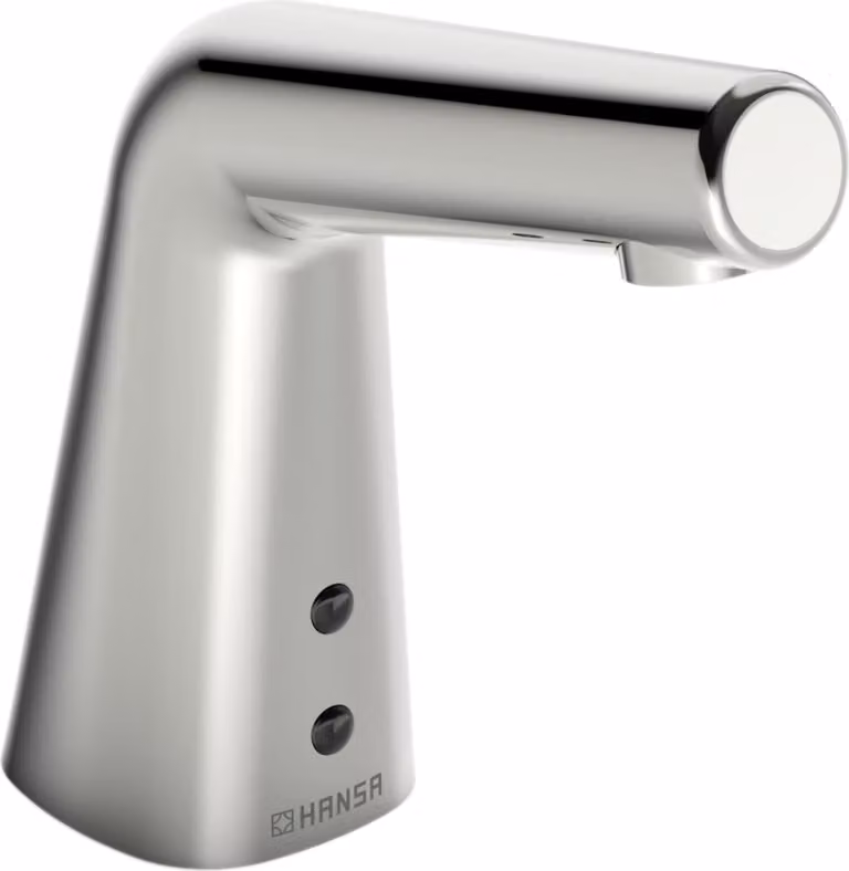 Hansa Sensorgestuurde wastafelmengkraan met Bluetooth-functionaliteit en netvoeding
