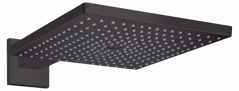 Hansgrohe Raindance E hoofddouche 300, 1 straal, EcoSmart, met douchearm, matzwart