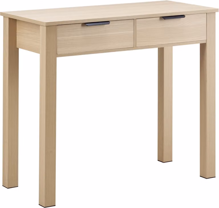 Minimalistisch rechthoekig schrijfbureau van MDF voor de slaapkamer of kinderkamer, verkrijgbaar in wit, bruin of beige