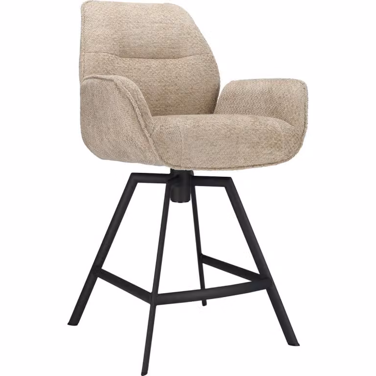 Barstoel Odin Desert met zithoogte 65 cm van Budget Home Store