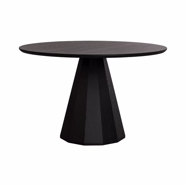 Kick Collection eettafel Viggo - Rond - Ø 120 cm - Zwart