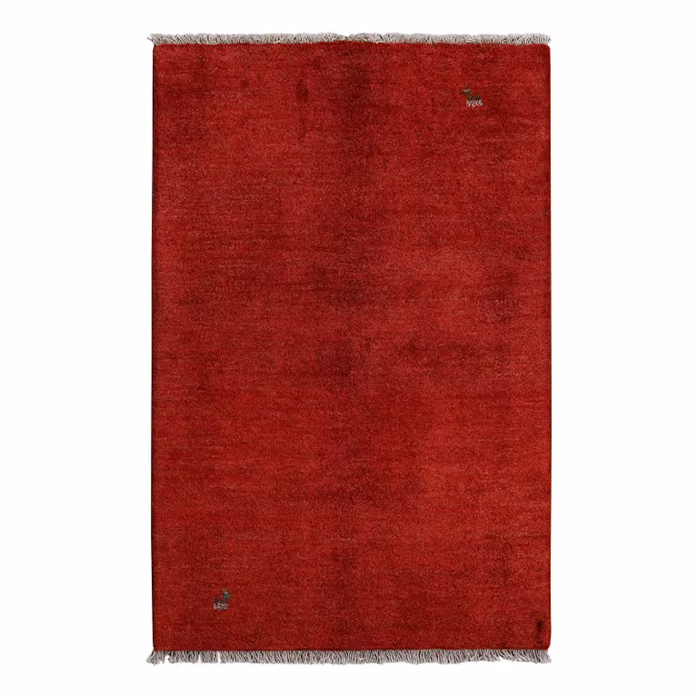 home24 Hoogpolig vloerkleed Gabbeh Rood B: 97 cm, D: 149 cm, H: 1 cm