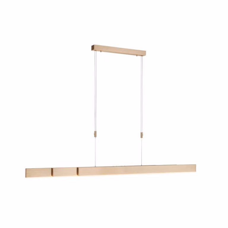 Paul Neuhaus PURE LED hanglamp Pure-Moto mat goud/messing dimbaar en hoogte verstelbaar