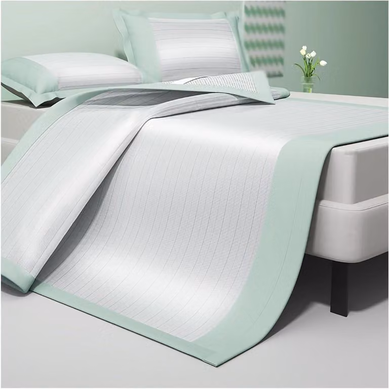 Koelmatras Zomermat Koeldek Groen 180 x 200 cm