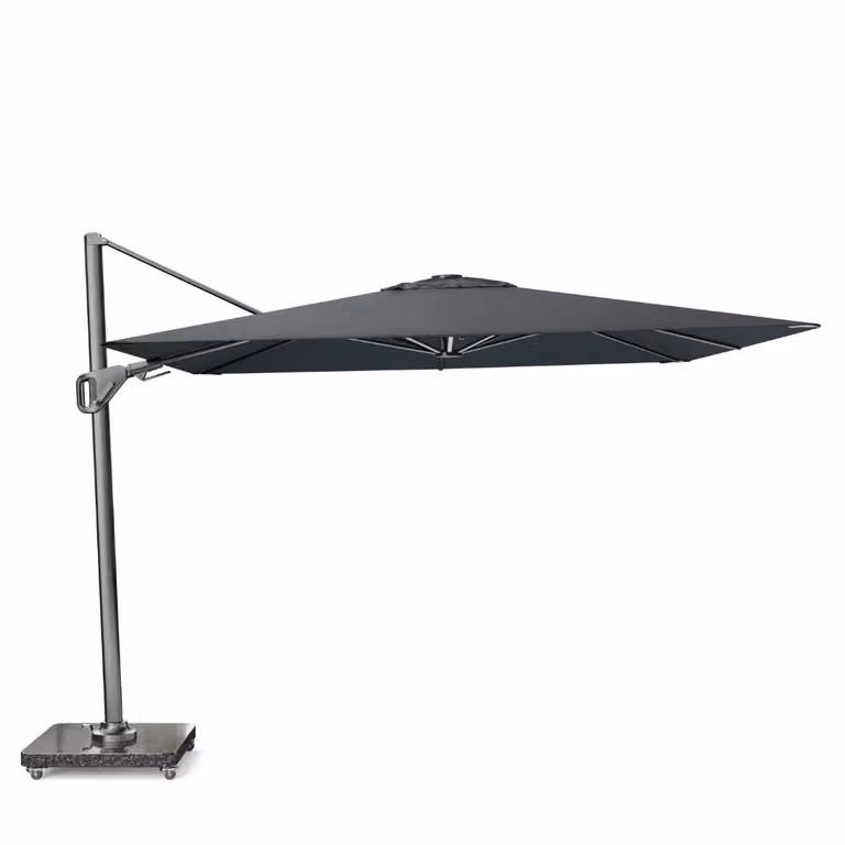 Platinum Nexus T² zweefparasol met premium doek in black, B/D/H: 300 x 300 cm