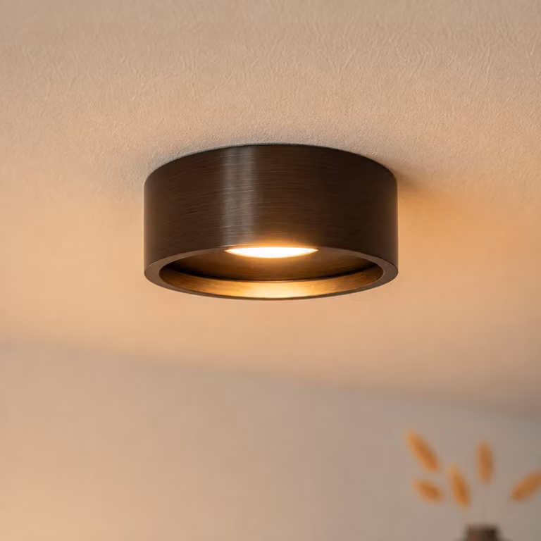 Artdelight Orlando Plafondspot Koper Brons Ø 14 cm