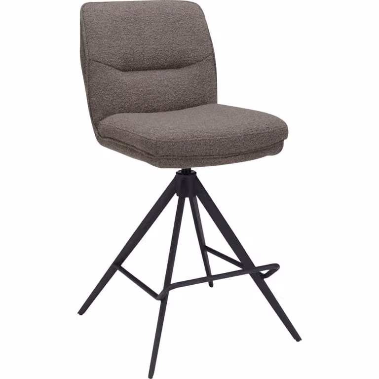 Budget Home Store Barstoel Bowie zonder arm in Brown, zithoogte 65 cm