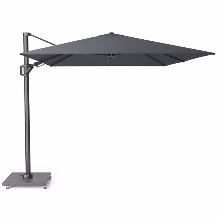 Platinum Challenger T² zweefparasol, antraciet, B: 350 cm x D: 260 cm