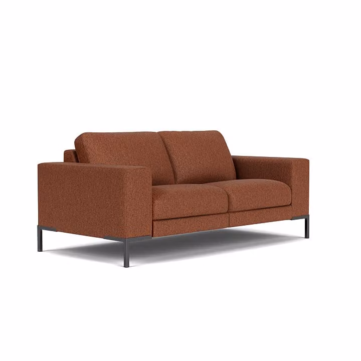 Prominent Relaxbank Senso 3-Zits - Donkeroranje - Stof