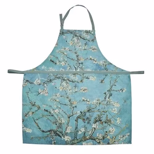 Beddinghouse x Van Gogh Museum Blossom blue keukenschort voor volwassenen