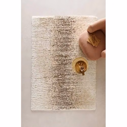 NOUS Living vloerkleed crème/bruin geometrisch modern rechthoekig B: 230 cm, D: 160 cm
