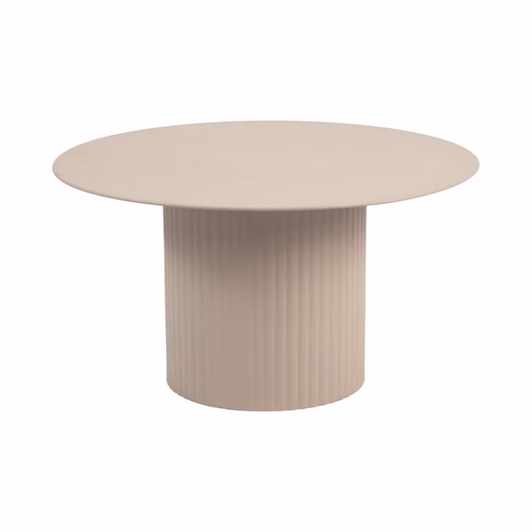 Kick bijzettafel Tilo - Beige - Rond