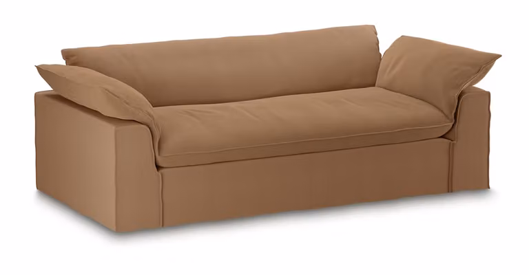 HKliving Bankhoes Nomad Corduroy Rib, 244 cm - Bruin