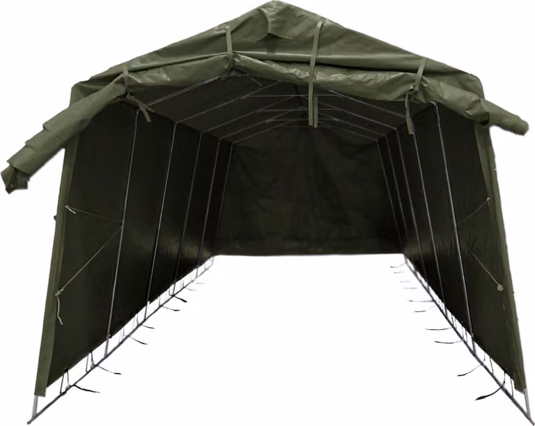 Fornorth tentgarage legergroen B: 2,7 m x D: 5,1 m