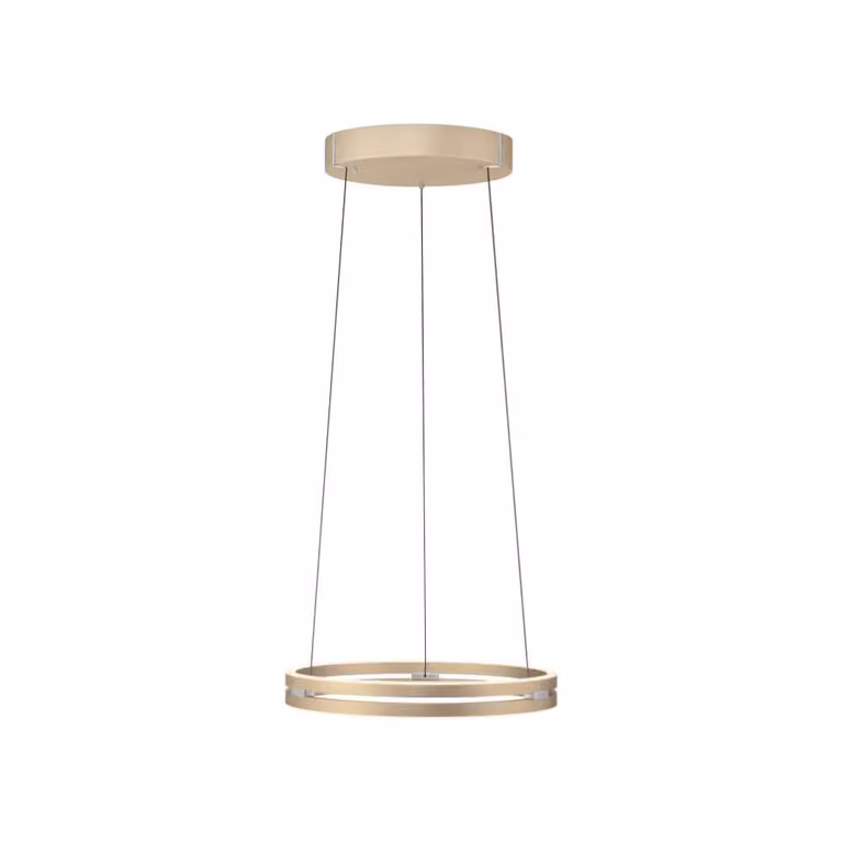 Paul Neuhaus Pure E-Loop LED hanglamp messing, Ø 50 cm
