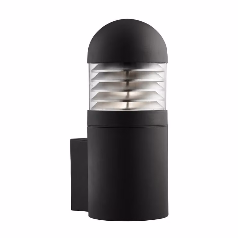 Design wandlamp Bronx Searchlight 7899BK - Zwart - Aluminium